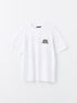 LC Waikiki Crew Neck Short Sleeve Printed Combed Cotton Men's T-shirt